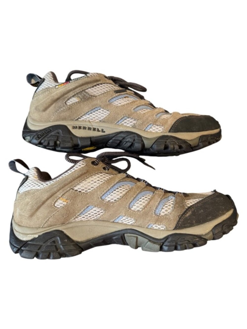 Merrell Moab Waterproof Hiking Shoes Women’s 10.5 Vibram Trail Hiking Shoes EUC - Picture 6 of 7